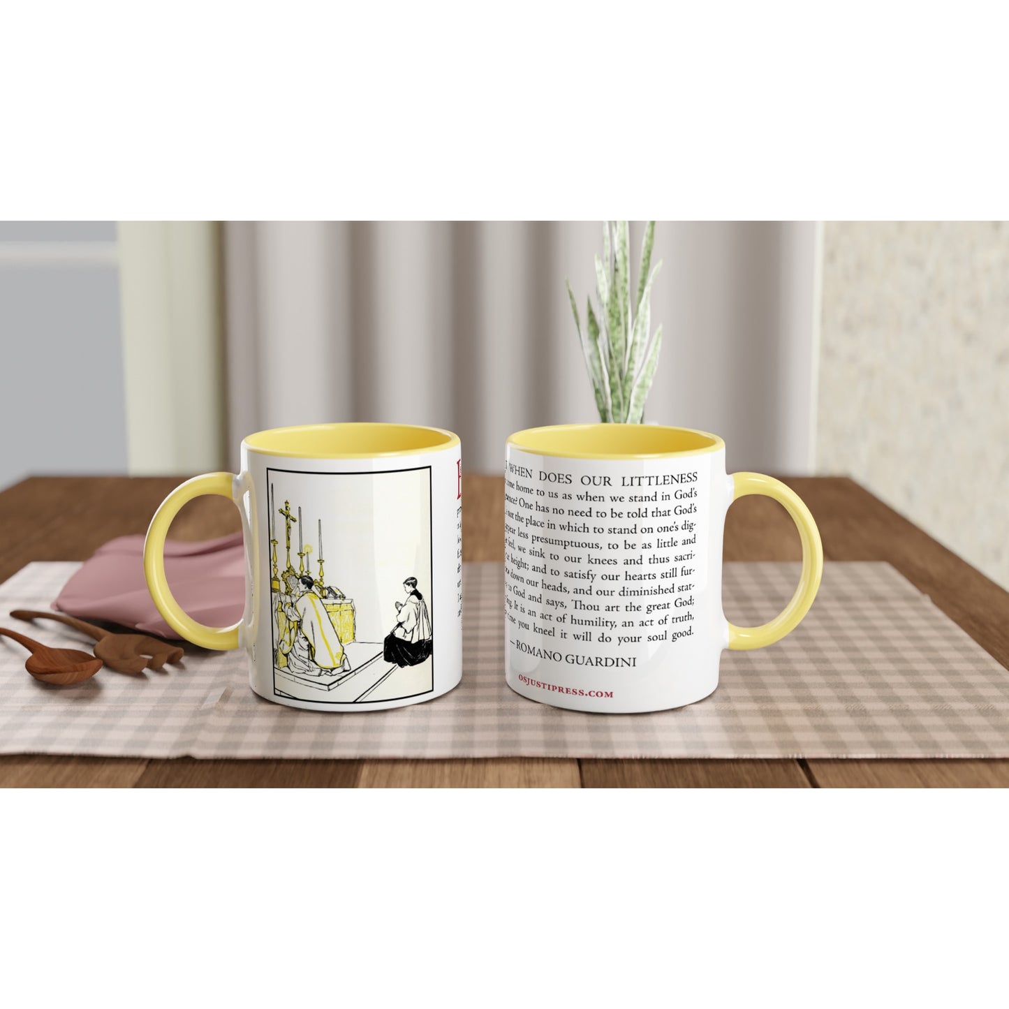 Romano Guardini "Kneeling" 11oz Mug