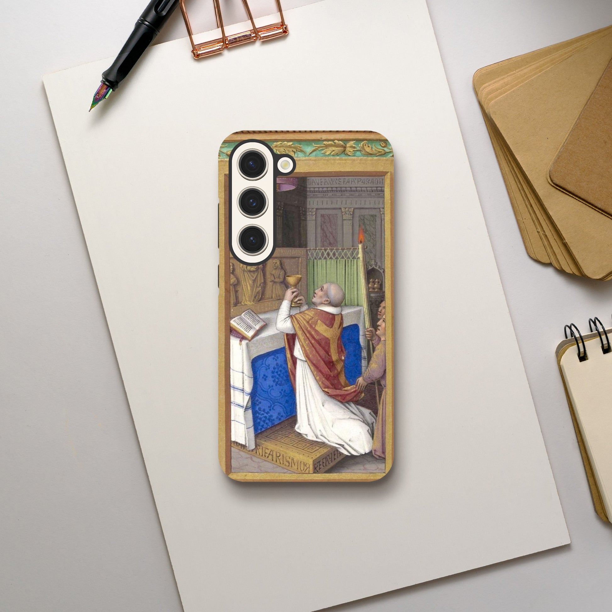 Medieval Mass Illumination Phone case Os Justi Press Medieval Mass Illumination Phone case Os Justi Press