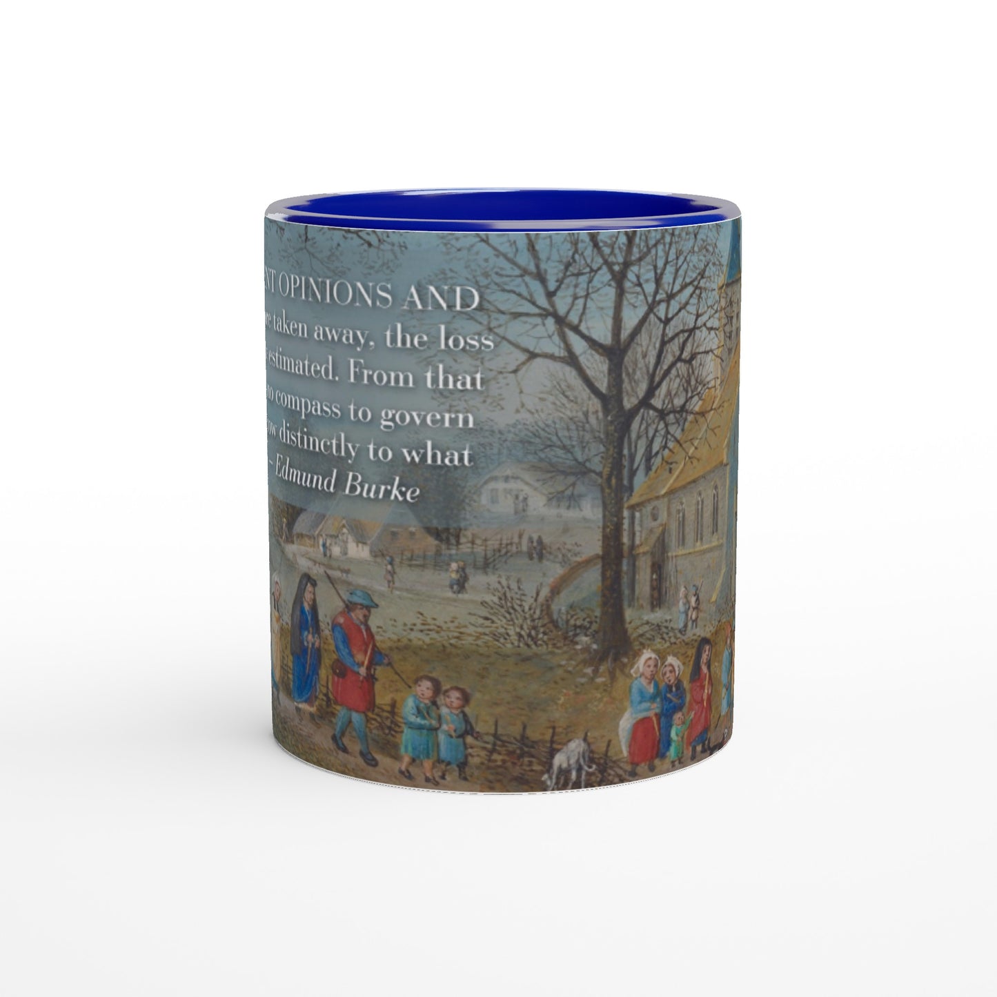 Edmund Burke "Ancient Opinions" 11oz Ceramic Mug